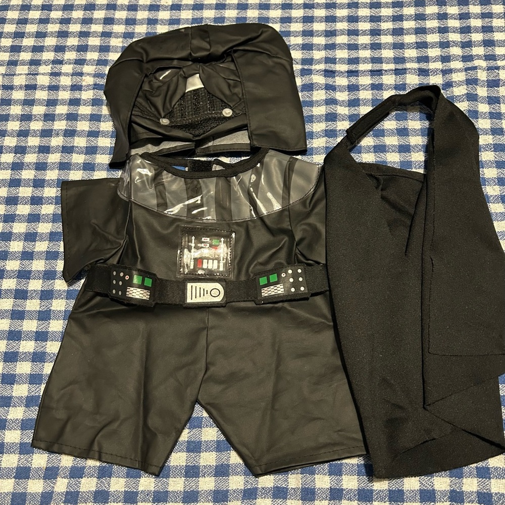 Build a bear Star Wars Black Darth Vader Superhero Costume